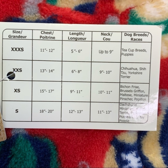 𝅺nwt Small breed dog red Christmas ornament pyjamas size medium - Picture 9 of 10